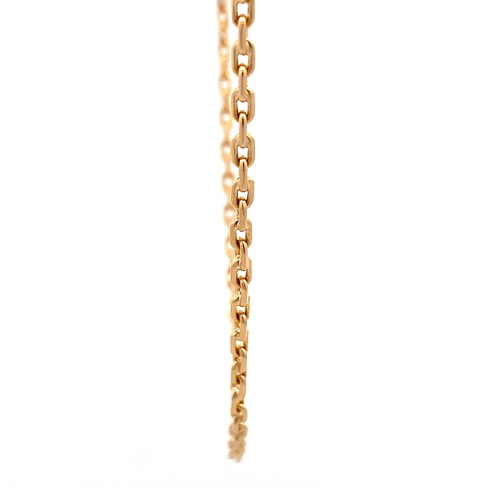 Cadena de Oro Amarillo 18K Limada