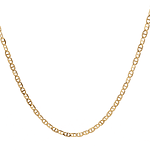 Cadena de Oro Amarillo 18K Banana