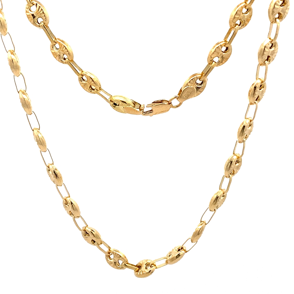 Cadena de Oro Amarillo 18K Marinero