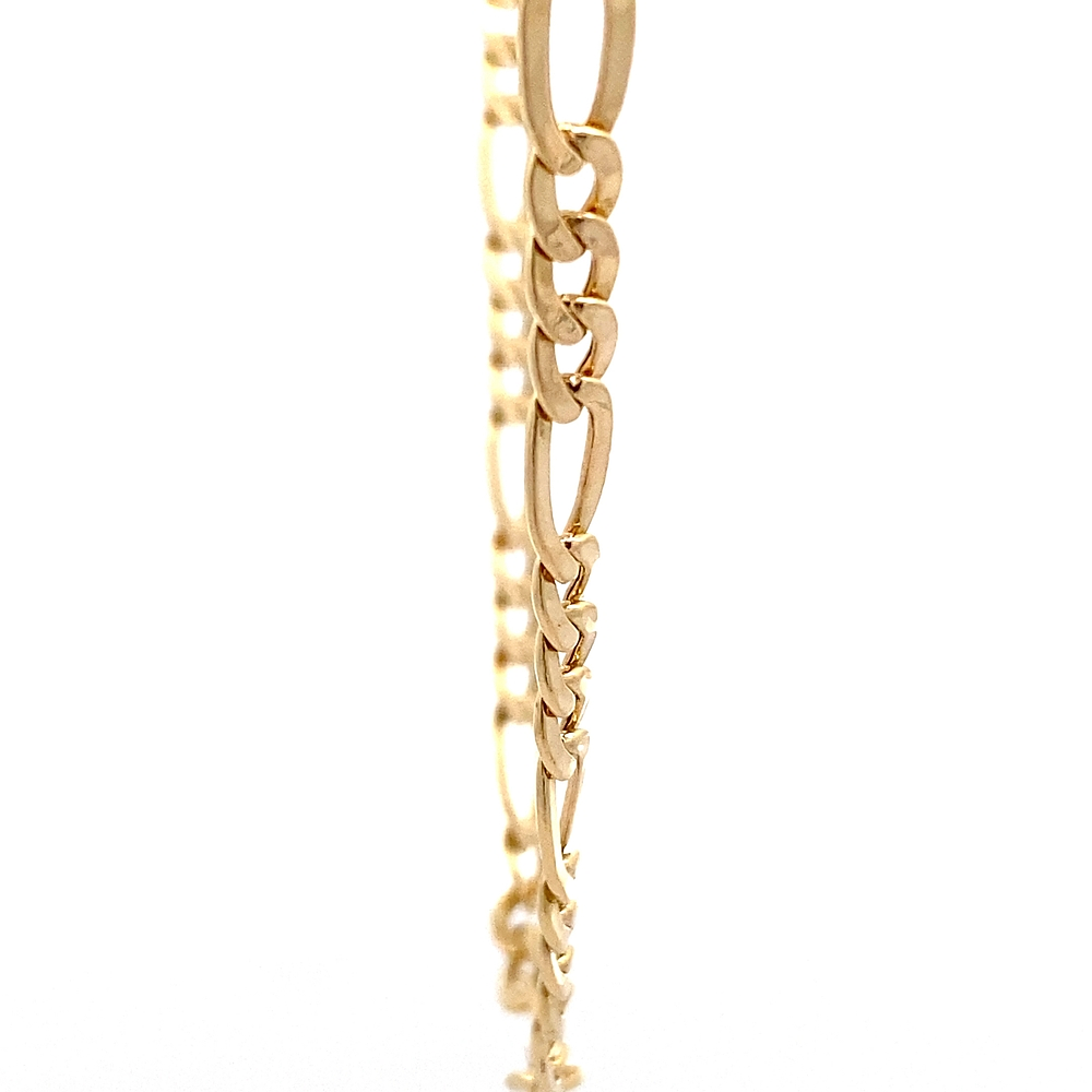 Cadena de Oro Amarillo 18K Figaro 3X1