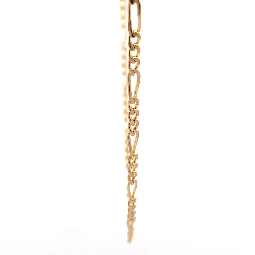 Cadena de Oro Amarillo 18K Figaro 3X1