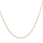 Cadena de Oro Amarillo 18K Limada