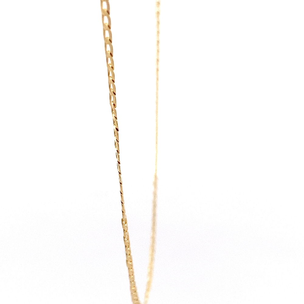 Cadena de Oro Amarillo 18K Barbada Cuadrada