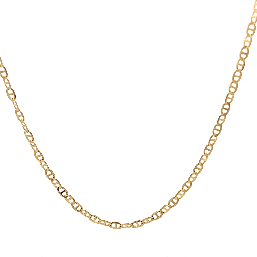 Cadena de Oro Amarillo 18K Banana