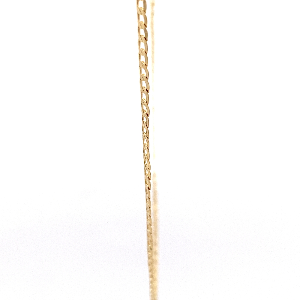 Cadena de Oro Amarillo 18K Barbada Cuadrada