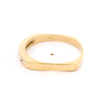 Anillo de Oro Amarillo 18K Cintillo con 7 Diamantes