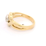 Anillo de Dos Oros 18K Punto de Luz con Diamante 0,50 Ct