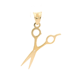 Colgante de Oro Amarillo 18K Tijera con Valier