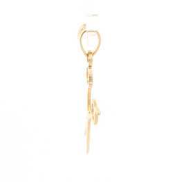 Colgante de Oro Amarillo 18K Tijera con Valier