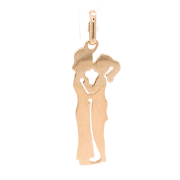 Colgante de Oro Amarillo 18K Pareja