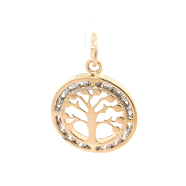 Colgante de Oro Amarillo 18K Árbol de la Vida