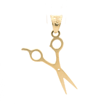 Colgante de Oro Amarillo 18K Tijera con Valier