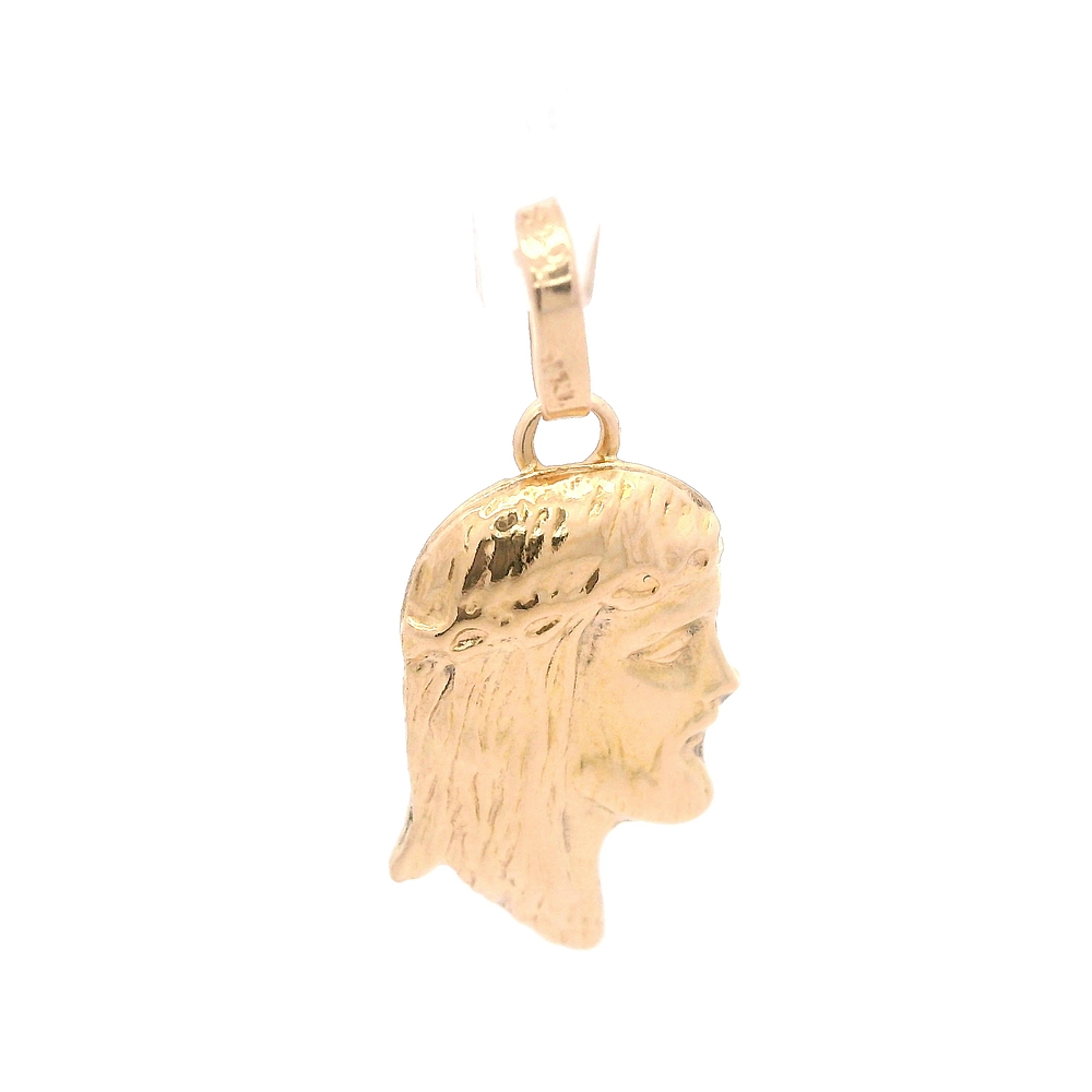 Colgante de Oro Amarillo 18K Perfil de Cristo
