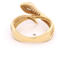 Anillo de Oro Amarillo 18K Serpiente Enredada