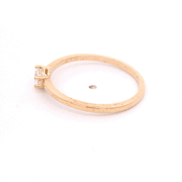 Anillo de Oro Amarillo 18K Solitario