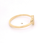 Anillo de Oro Amarillo 18K Corazón