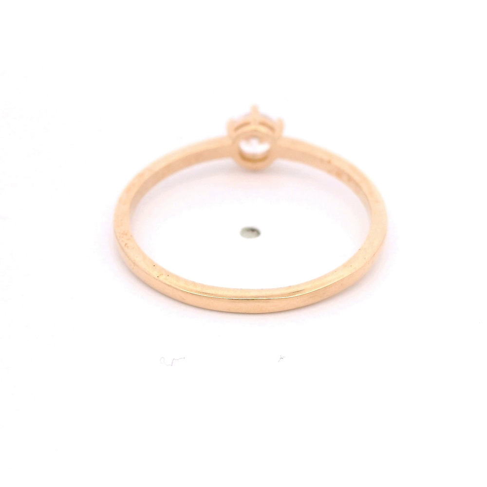 Anillo de Oro Amarillo 18K Solitario