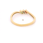 Anillo de Oro Amarillo 18K Cintillo Crossed