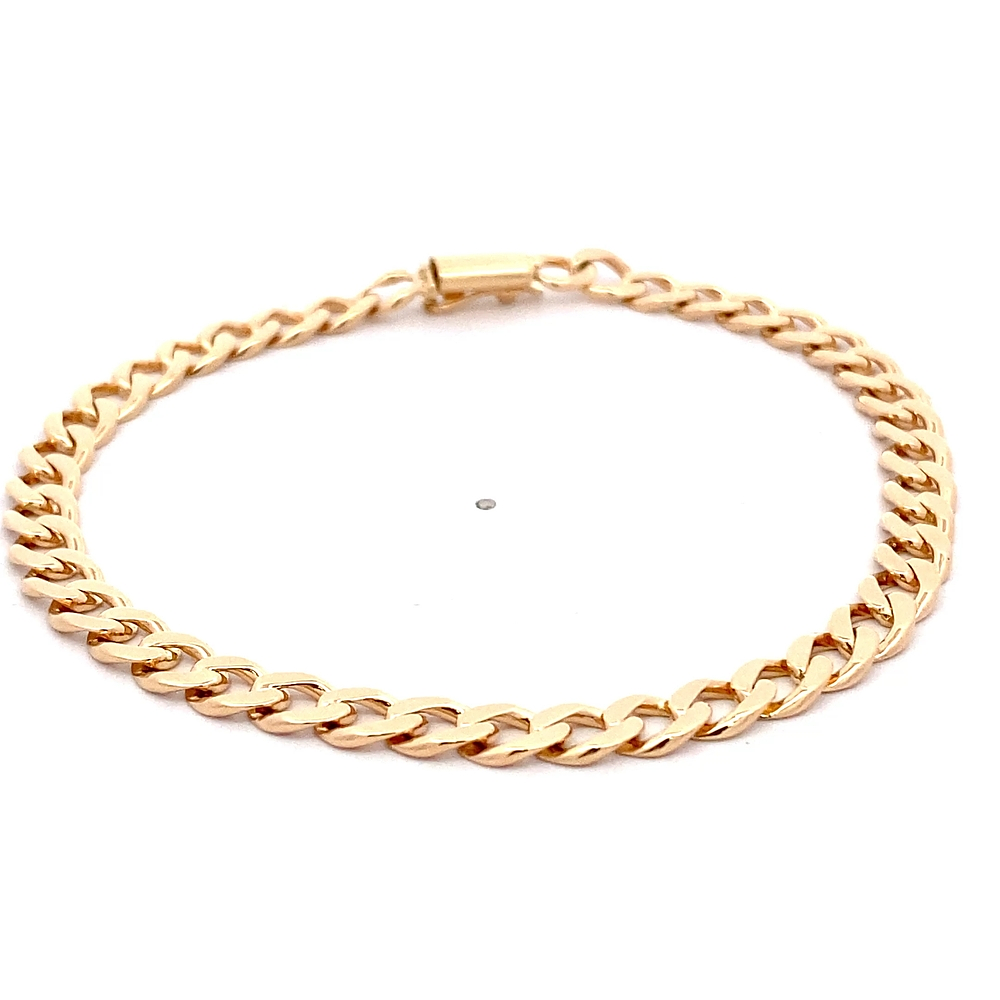 Pulsera de Oro Rosado 18K Groumet