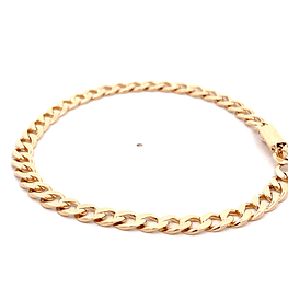 Pulsera de Oro Rosado 18K Groumet