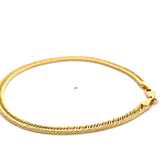 Pulsera de Oro Amarillo 18K Barbada Americana