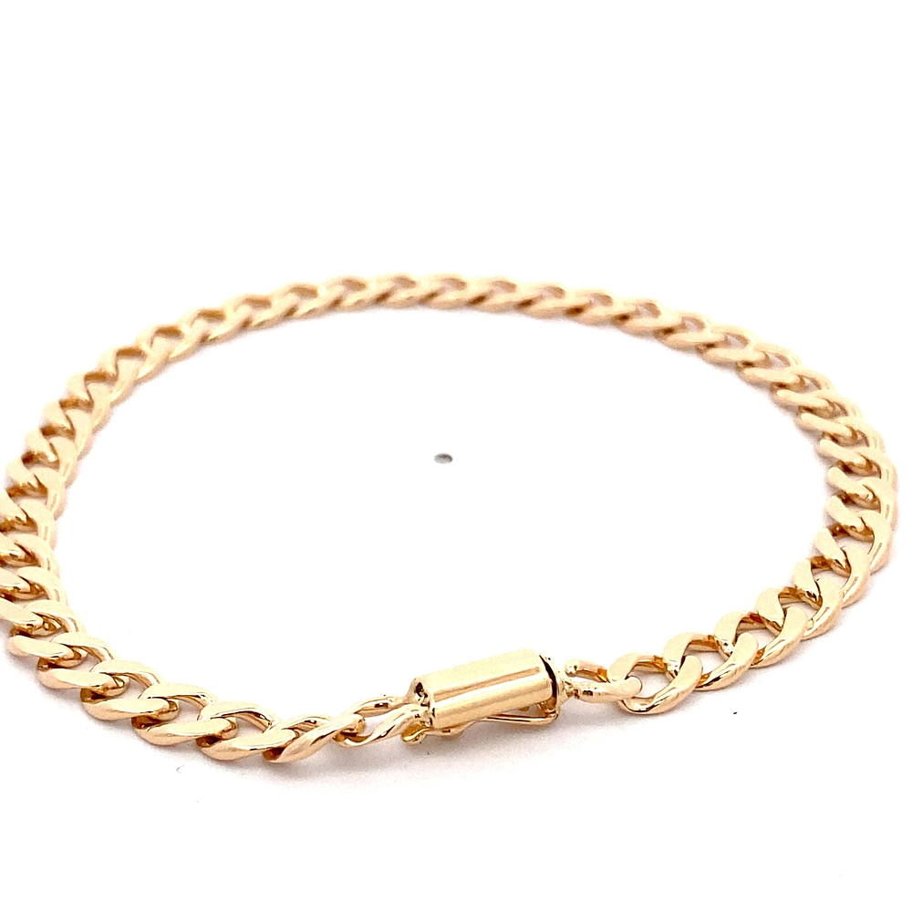 Pulsera de Oro Rosado 18K Groumet