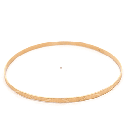 Pulsera de Oro Amarillo 18K Esclava Rígida Tallada