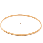 Pulsera de Oro Amarillo 18K Esclava Rígida Tallada