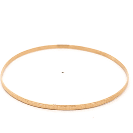 Pulsera de Oro Amarillo 18K Esclava Rígida Tallada