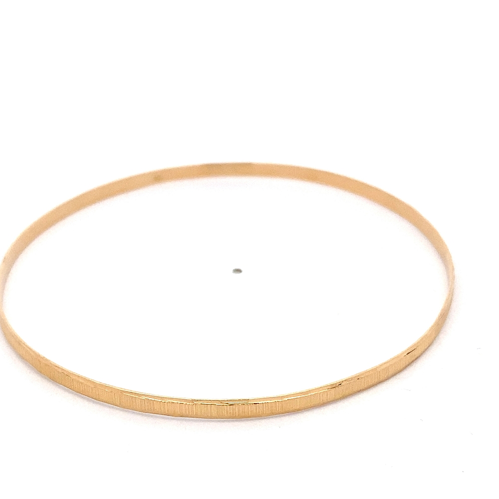 Pulsera de Oro Amarillo 18K Esclava Rígida Tallada
