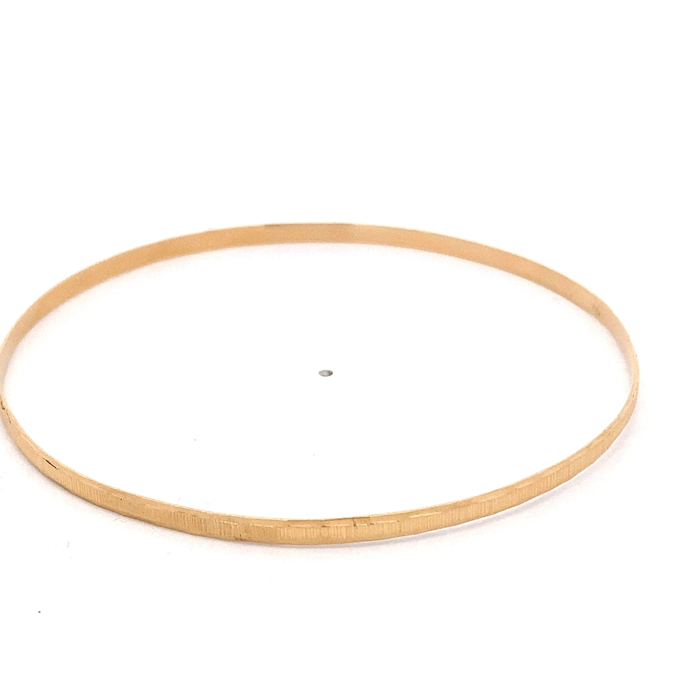 Pulsera de Oro Amarillo 18K Esclava Rígida Tallada