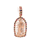 Colgante de Oro Amarillo 18K Virgen de Guadalupe