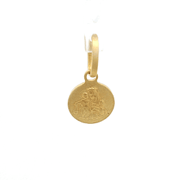 Colgante de Oro Amarillo 18K Sagrado Corazón de Jesús