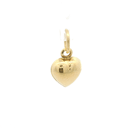 Colgante de Oro Amarillo 18K Corazón Bombe