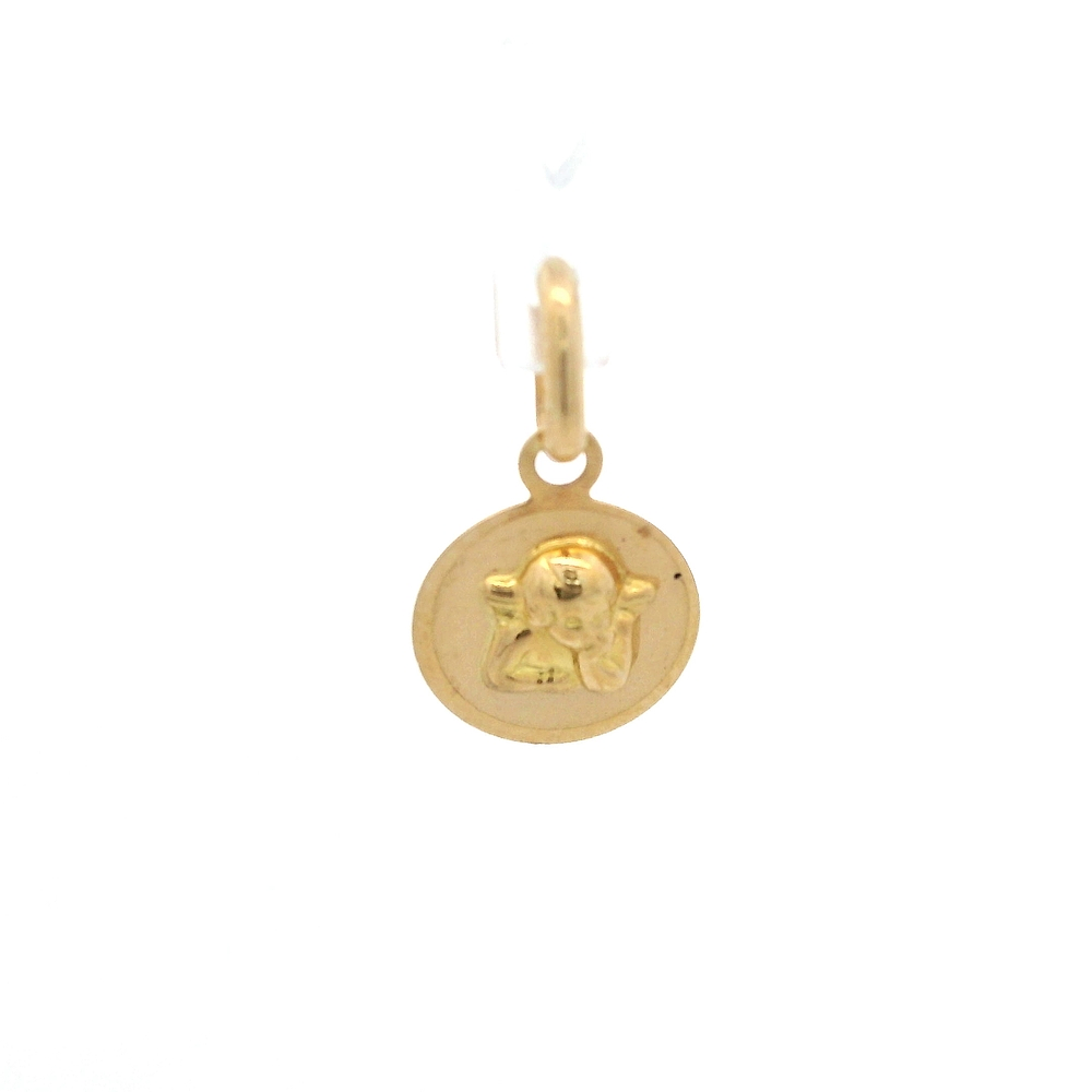 Colgante de Oro Amarillo 18K Ángel de la Guarda