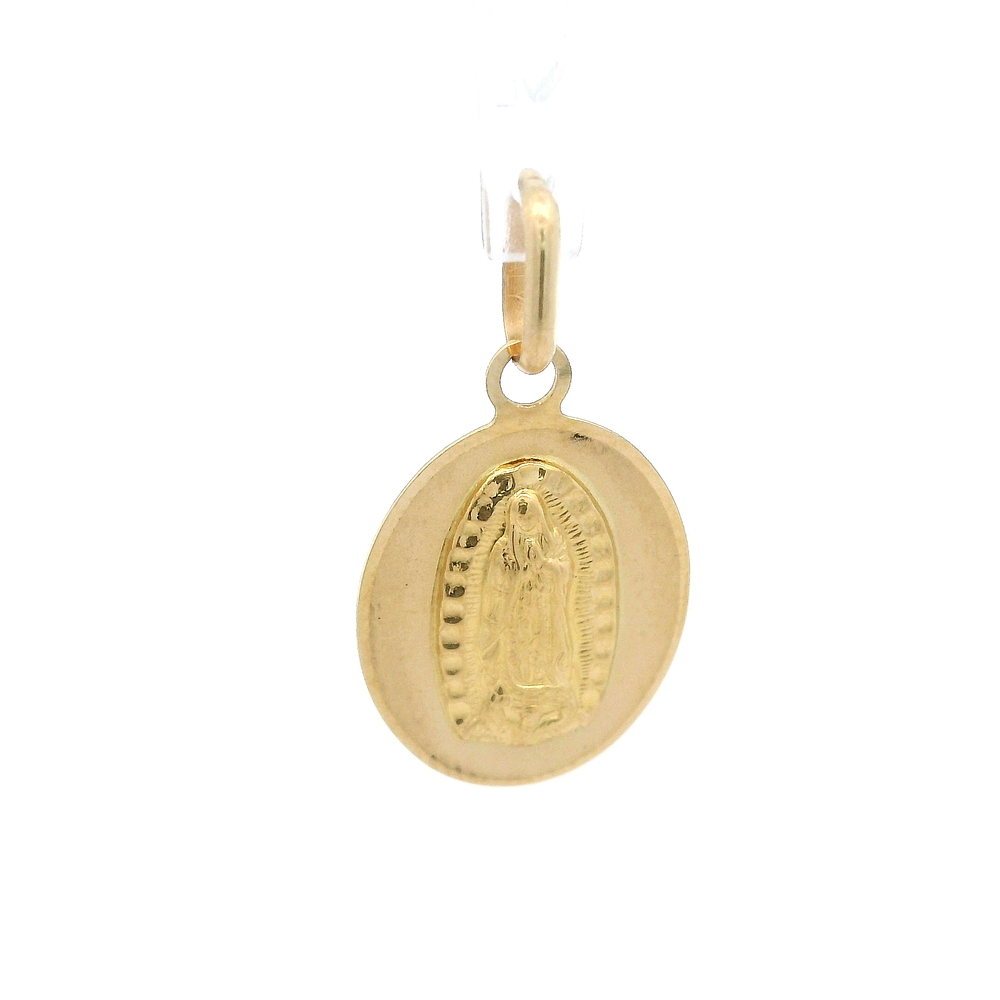 Colgante de Oro Amarillo 18K Virgen de Guadalupe