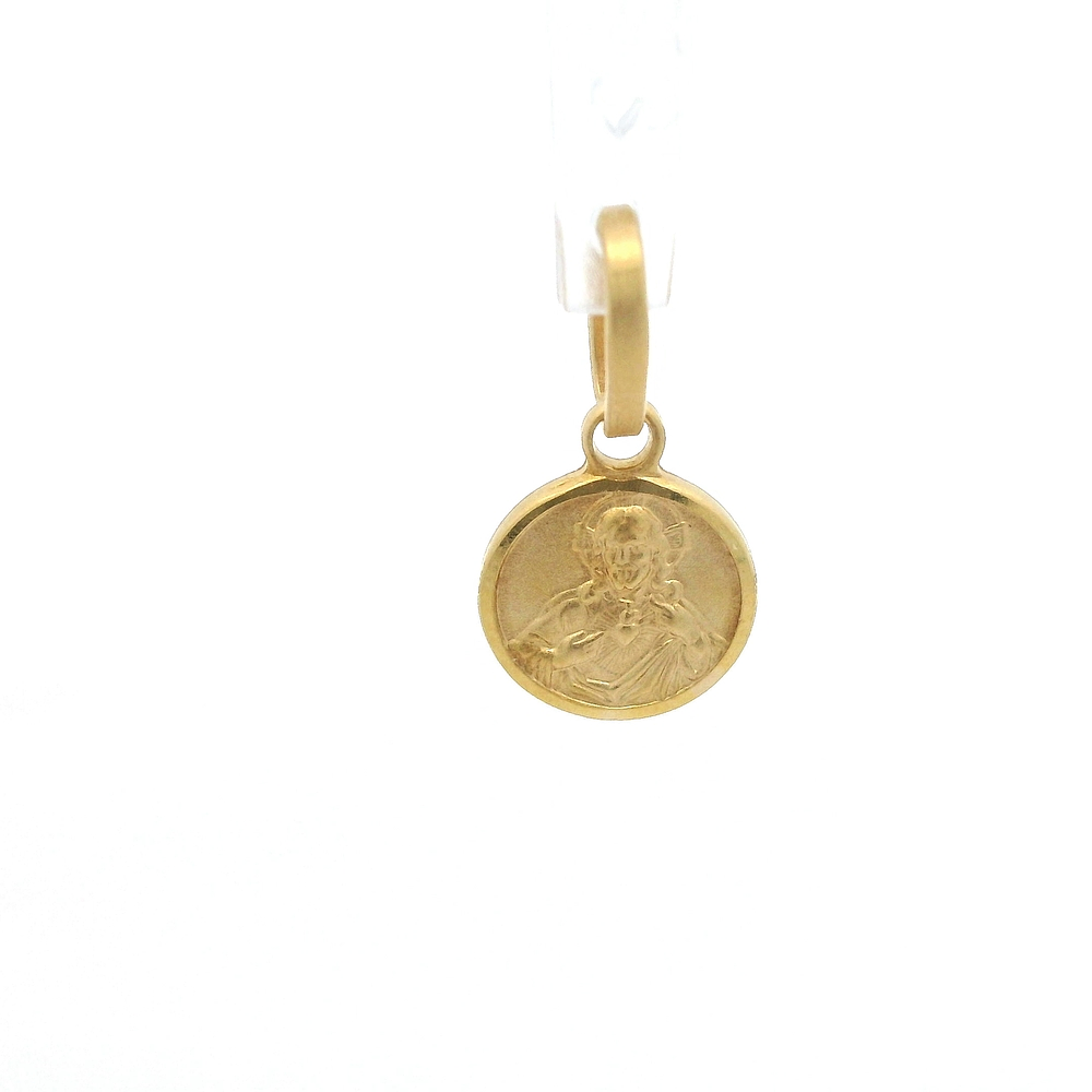 Colgante de Oro Amarillo 18K Sagrado Corazón de Jesús