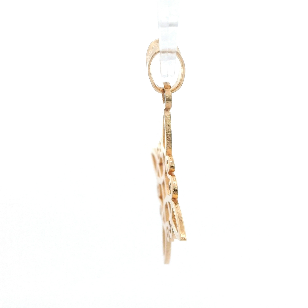 Colgante de Oro Amarillo 18K Nudo de Bruja