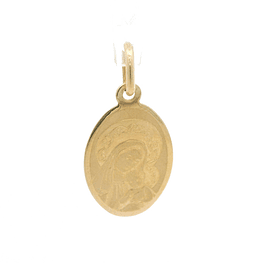 Colgante de Oro Amarillo 18K Virgen Maria