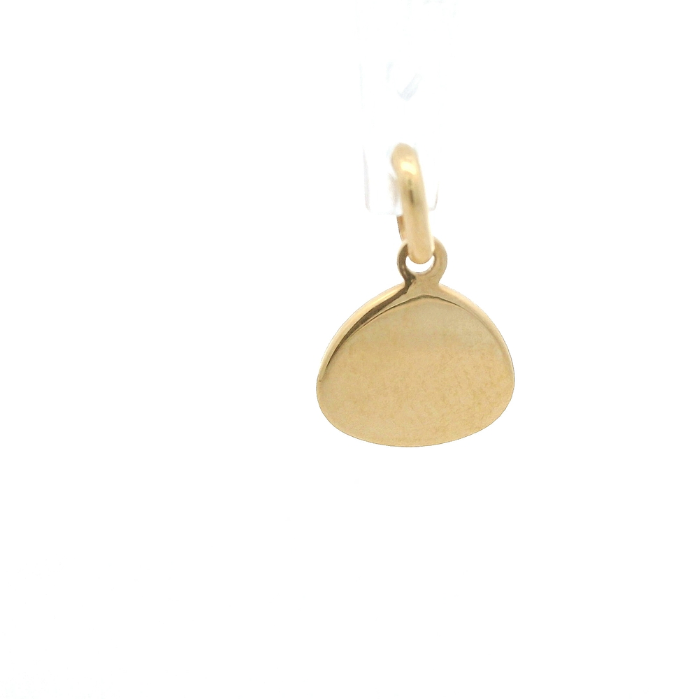 Colgante de Oro Amarillo 18K Tallado Ángel de la Guarda