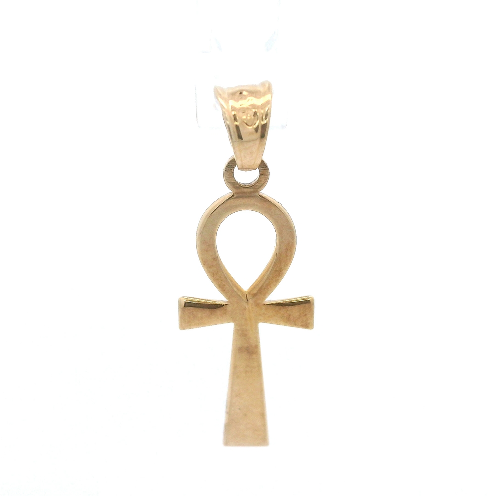 Colgante de Oro Amarillo 18K Cruz Egipcia