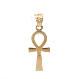Colgante de Oro Amarillo 18K Cruz Egipcia