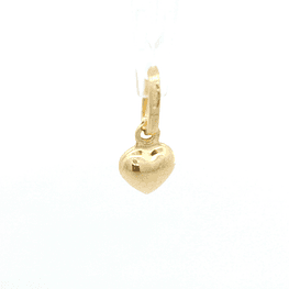 Colgante de Oro Amarillo 18K Corazón Bombe