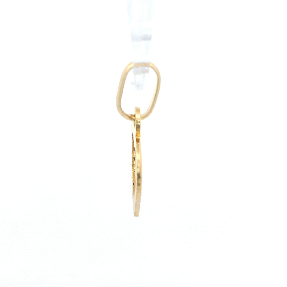 Colgante de Oro Amarillo 18K Corazón Calado