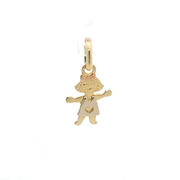 Colgante de Oro Amarillo 18K Niña