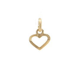 Colgante de Oro Amarillo 18K Corazón con Valier