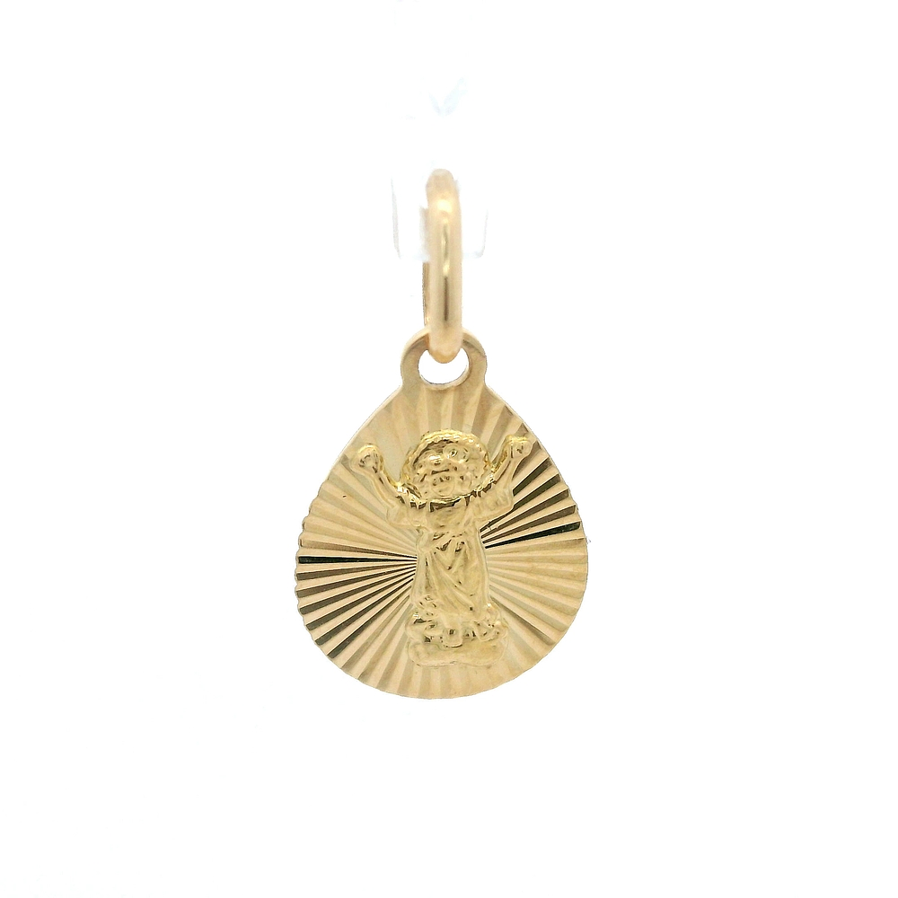 Colgante de Oro Amarillo 18K Divino Niño Jesús
