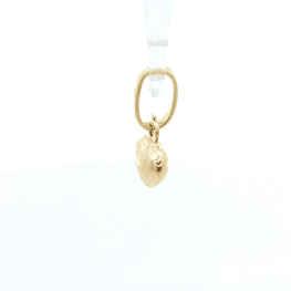 Colgante de Oro Amarillo 18K Corazón Bombe