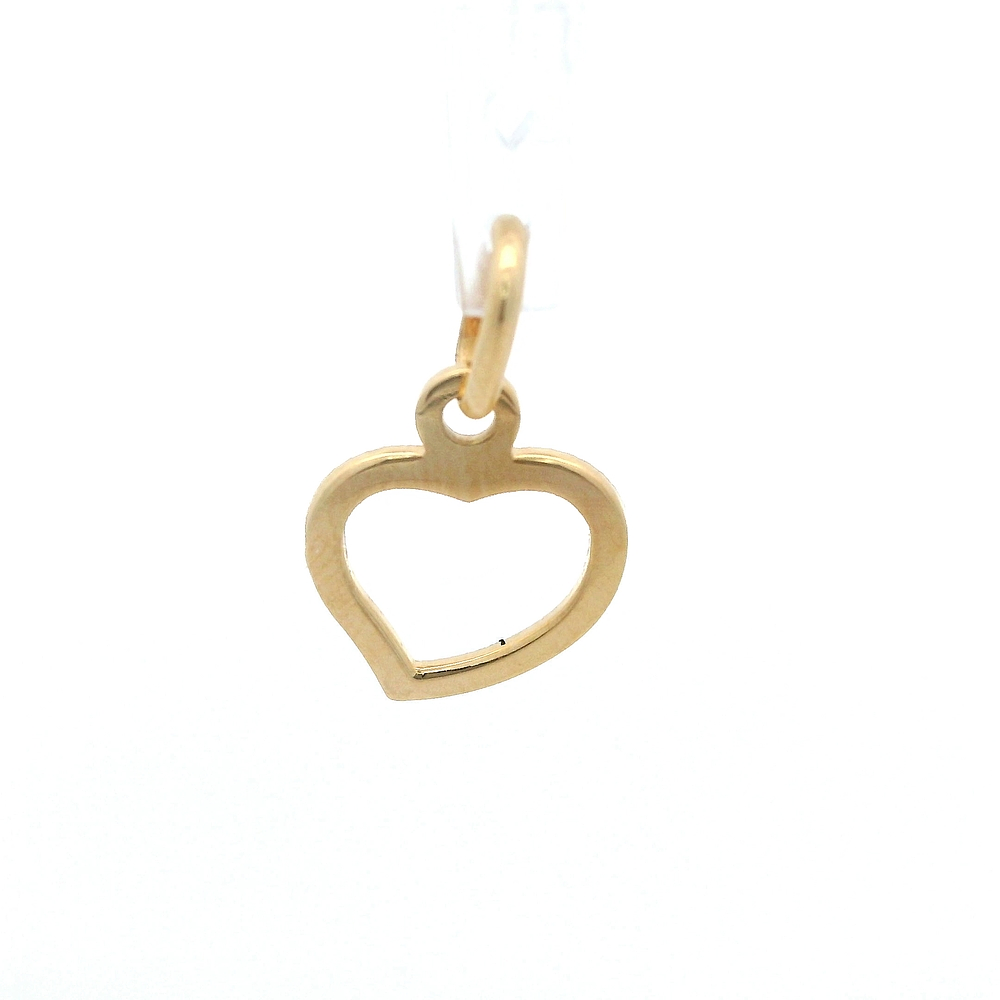 Colgante de Oro Amarillo 18K Corazón Calado