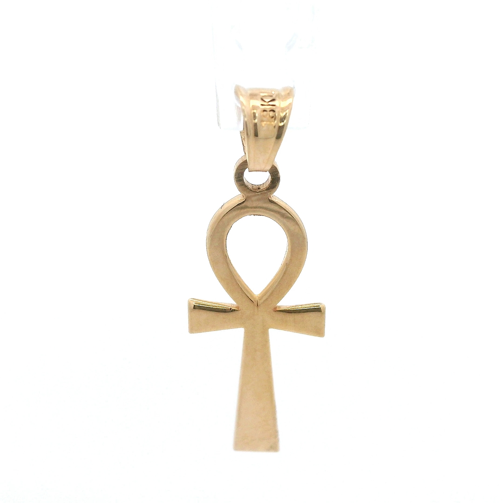 Colgante de Oro Amarillo 18K Cruz Egipcia